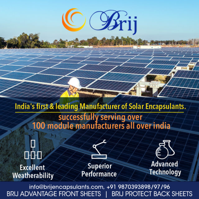 India's First & Leading Manufacturer of Solar Encapsulants. - Brij ...